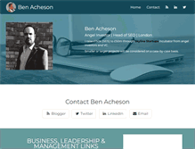 Tablet Screenshot of benacheson.com